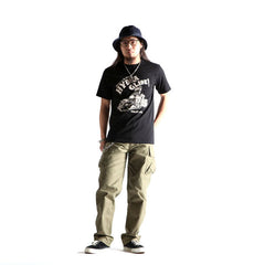 May club -【WESTRIDE】"IN THE WIND" TEE - BLACK