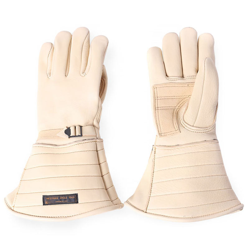 CLASSIC ALL WEATHER GUNTLET GLOVE - CREAM - May club