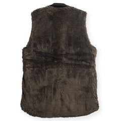 REVERSIBLE RDJ FUR VEST - BLACK - May club