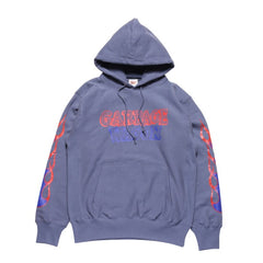 BERDOO FLAMES PULLOVER HOODIE - STONE BLUE - May club