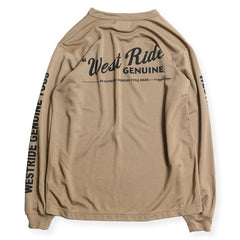 POWER DRY LONG TEE - GENUINE BEIGE - May club