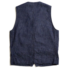 ACV-WCT01FC 4POCKETS DENIM WAISTCOAT by FULLCOUNT - May club