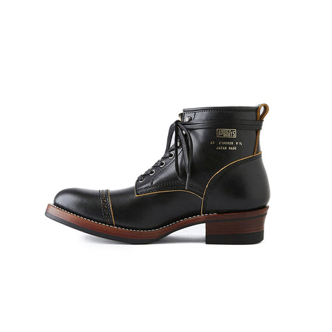 AB-02C STEERHIDE CAP TOE LACE-UP BOOTS - May club