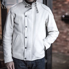 May club -【Addict Clothes】AD-09B SHEEPSKIN ULSTER JACKET - WHITE