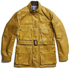 ACV-WX02L WAXED COTTON BMC JACKET (LONG) - MUSTARD - May club