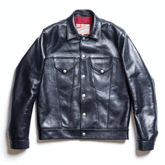 AD-08 HORSEHIDE GRANADA JACKET - Dark Blue - May club