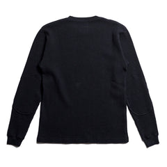 ACV-TM01 HEAVYWEIGHT WAFFLE CREW- BLACK - May club