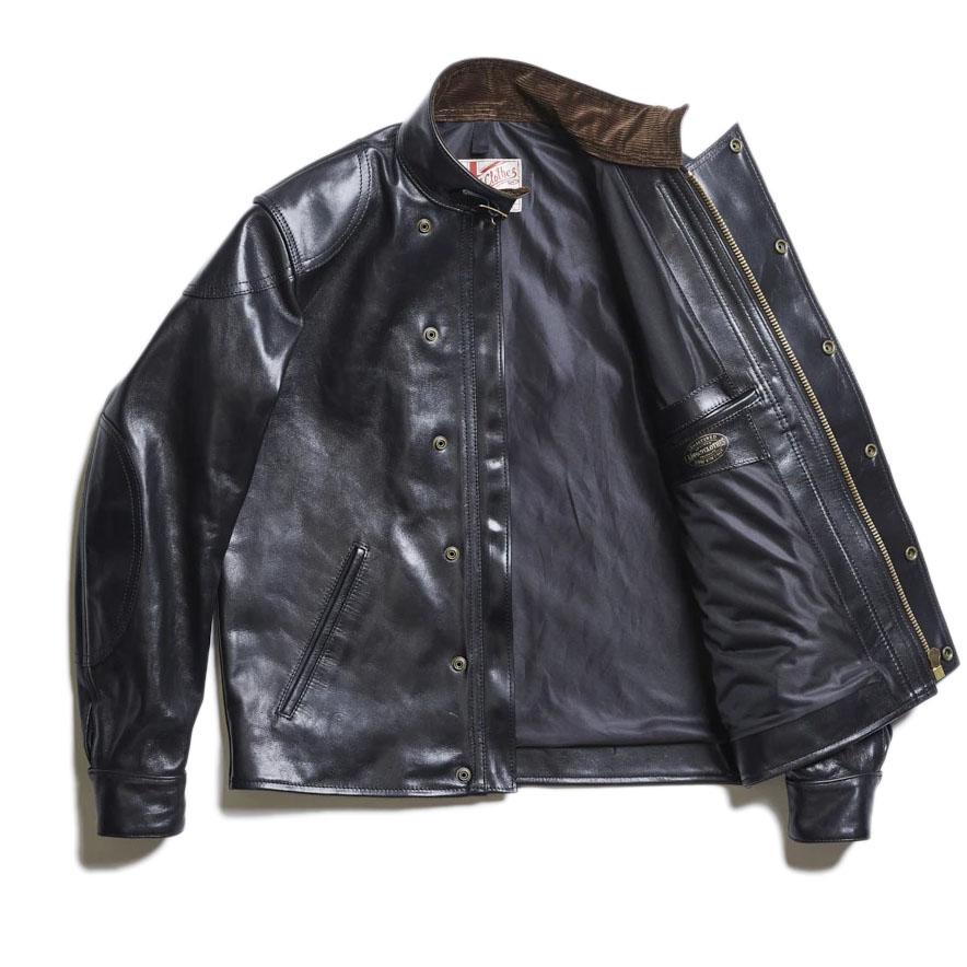 AD-09 HORSEHIDE ULSTER JACKET - BLACK - May club