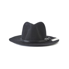 ACV-HG03HW RABBIT TRAVELER HAT - BLACK - May club