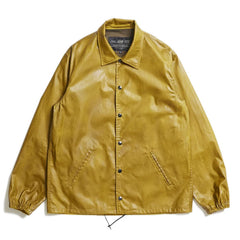 ACV-WX03 WAXED COTTON COACH JACKET - MUSTARD - May club