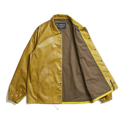 ACV-WX03 WAXED COTTON COACH JACKET - MUSTARD - May club