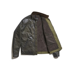 May club -【Addict Clothes】ACV-WX04 WAXED COTTON ULSTER JACKET - KHAKI GREEN