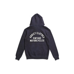 May club -【Addict Clothes】ACV-SWP01 PRINTED ZIP-UP PARKA - NAVY