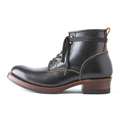 AB-02 STEERHIDE LACE-UP BOOTS - May club