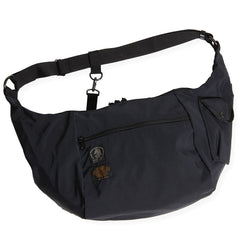 WATER RESISTANT SHOULDER BAG - BLACK - May club