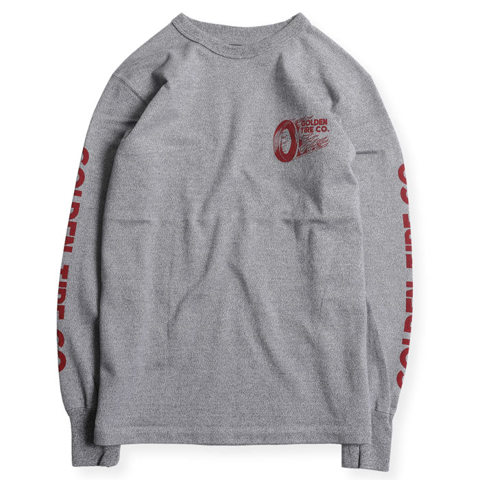 "LEAVE A TRACK" LONG SLEEVES TEE - H. GREY - May club