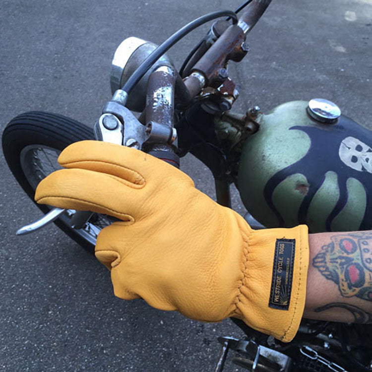 May club -【WESTRIDE】CLASSIC ALL WEATHER STANDARD GLOVE - GOLD