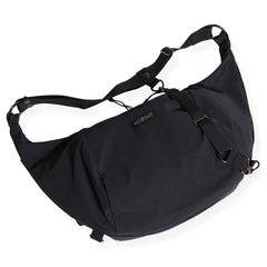 WATER RESISTANT SHOULDER BAG - BLACK - May club