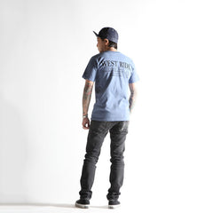 May club -【WESTRIDE】"WEST RIDE TRADE MARK" TEE - W.BLUE