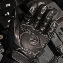 May club -【WESTRIDE】TEXTILE GLOVE - CROSS FLAGS（BLACK）
