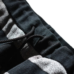 May club -【WESTRIDE】NGT KNIT BORDER SHORTS - BLK/H.GRY