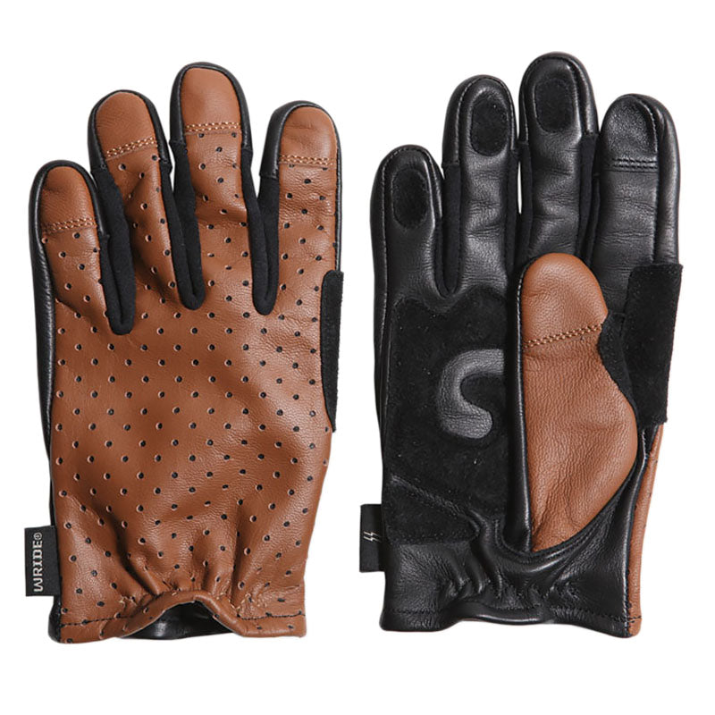 PUNCHING LEATHER GLOVE - BROWN - May club
