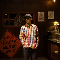 May club -【WESTRIDE】PCH SHIRTS - RED CHECK