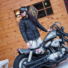 ALL NEW RACING DOWN JKT2 RELAX FIT with WIND GUARD - PLD BLK/BRN - May club