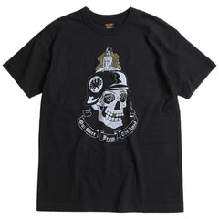 "GERMAN SKULL" TEE - BLACK - May club