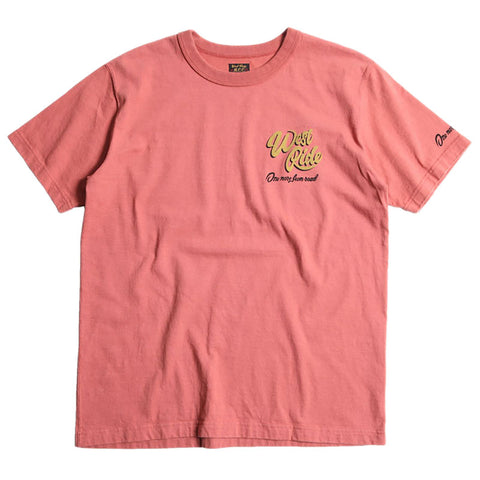 "WEST RIDE ONE MORE" TEE - D. PINK - May club