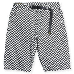 MOTO SHORTS - BLACK CHECK - May club