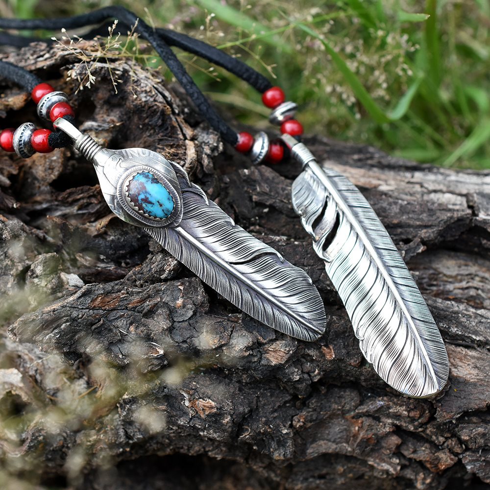 May club -【Chooke】PEACE SILVER FEATHER EAGLE HEART - BISBEE SET（RIGHT）