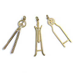 Sissy Bar Keychain Brass - May club