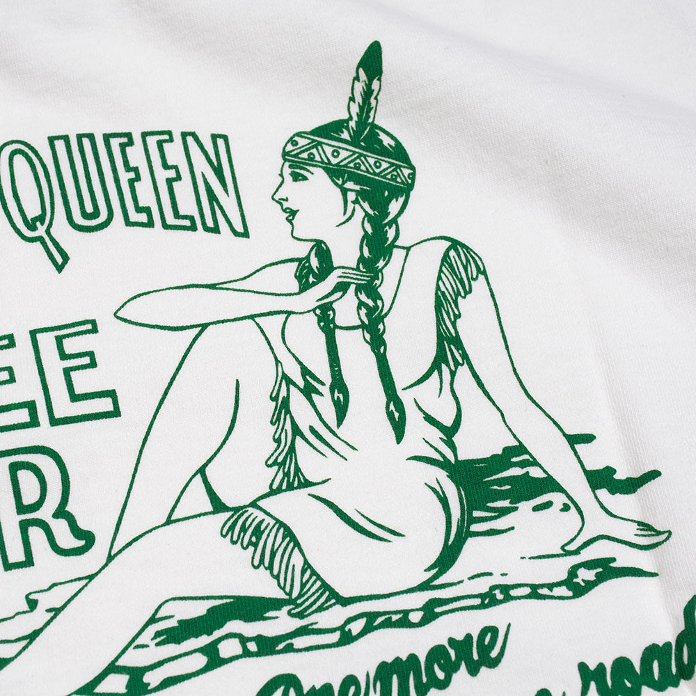 "INDIAN QUEEN" TEE - WHITE - May club