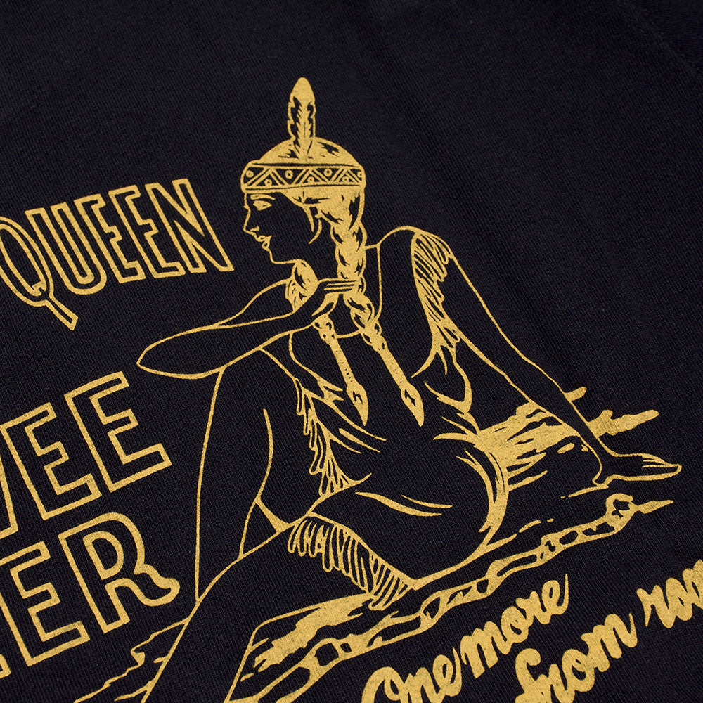 "INDIAN QUEEN" TEE - BLACK - May club