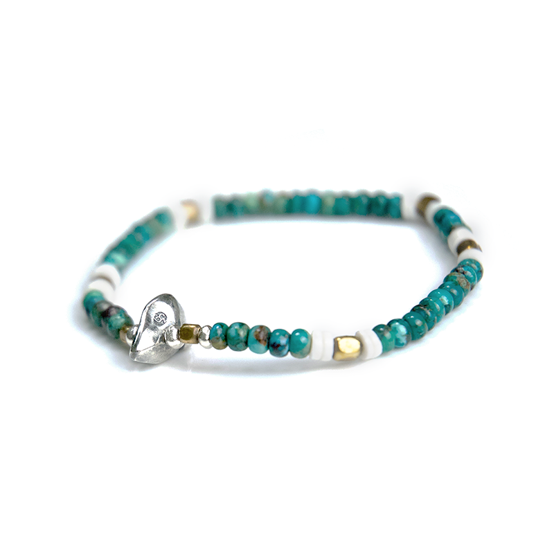 May club -【SunKu】Turquoise Beads Mix Bracelet（S Beads）