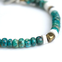 May club -【SunKu】Turquoise Beads Mix Bracelet（S Beads）