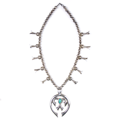 Turquoise Squash Blossom Necklace - May club