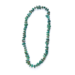 Natural Stone Turquoise Beads & Silver Necklace - May club