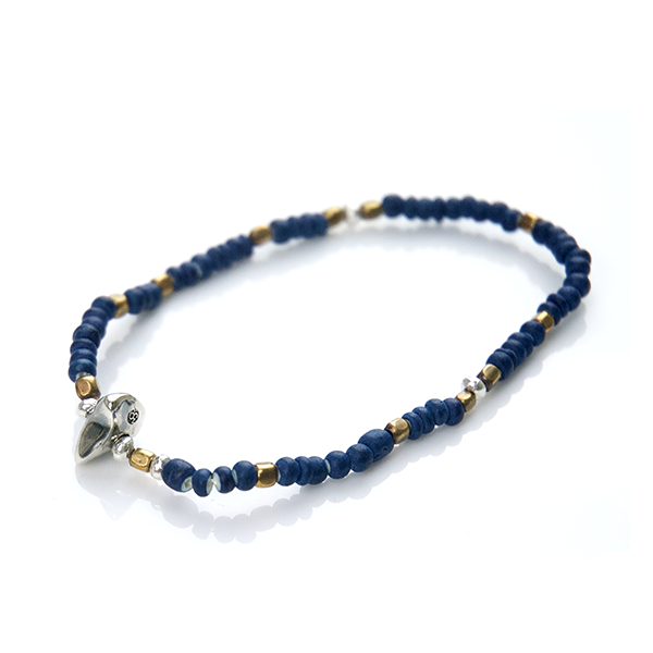 May club -【SunKu】Indigo Dye Beads Bracelet（S Beads）