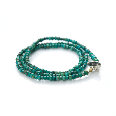 Turquise Beads Necklace & Bracelet - May club