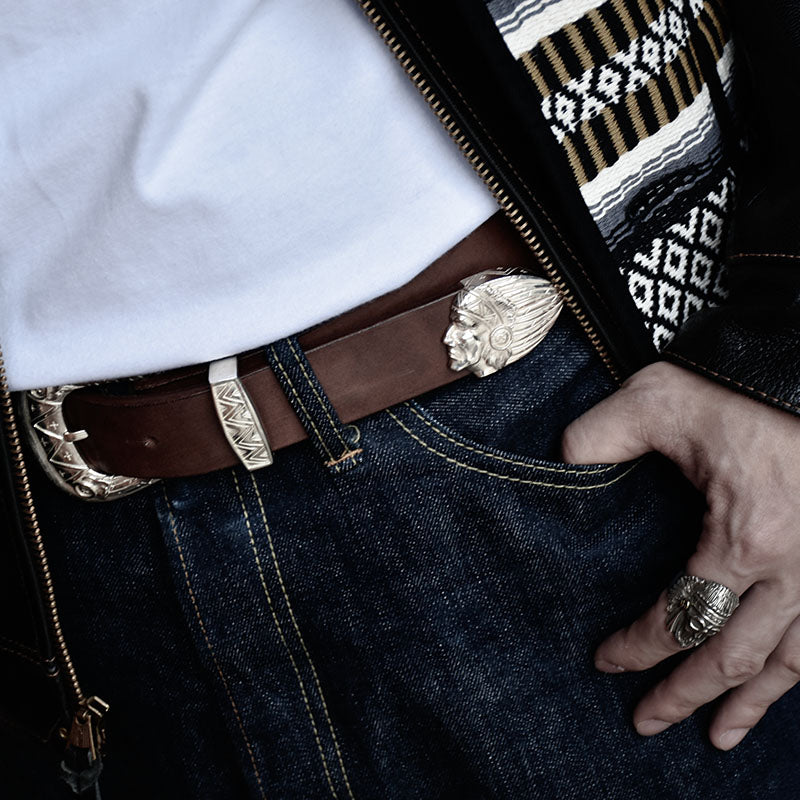 MAY CLUB ALL SILVER WESTERN BELT - PREORDER