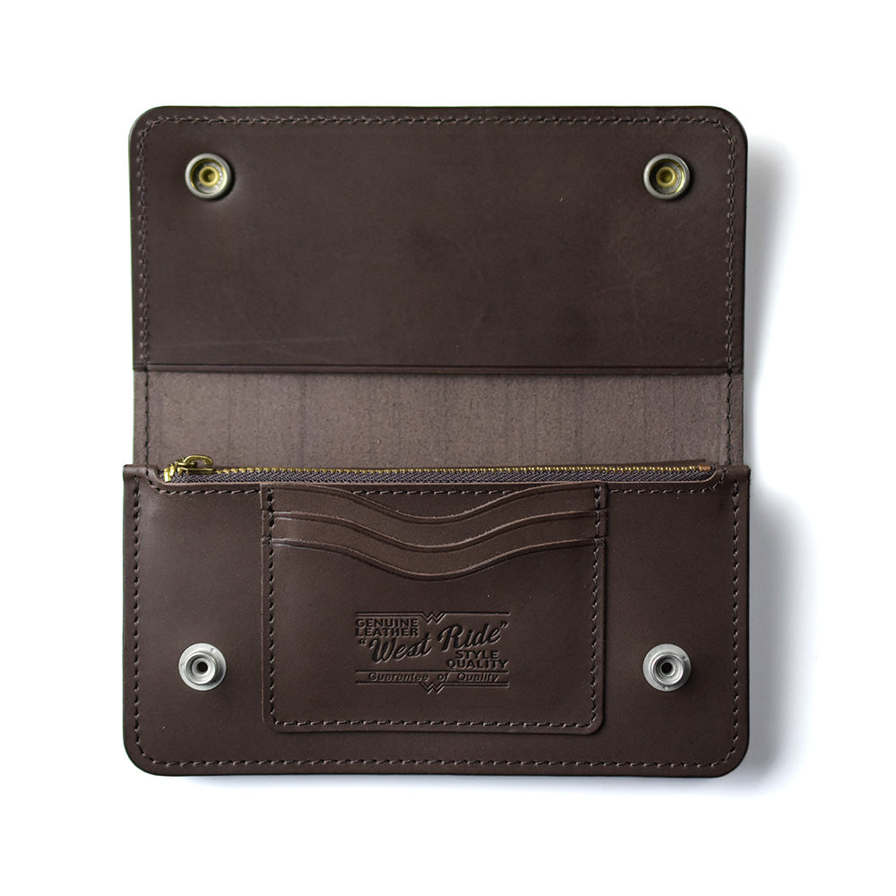 May club -【WESTRIDE】SWASTIKA BIKERS WALLET - Brown