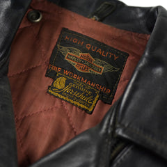 May club -【Vintage】50'S HARLEY DAVIDSON CYCLE QUEEN HORSEHIDE LEATHER MOTORCYCLE JACKET