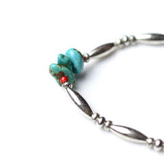 May club -【SunKu】Silver x Turquoise 3Piece Bracelet