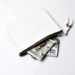 May club -【SunKu】Deerskin Wallet - White