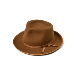 May club -【BAD QUENTIN】STETSON RABBIT FUR FELT HAT “BRONCO” - CAMEL