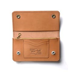 May club -【WESTRIDE】SWASTIKA BIKERS WALLET - TAN