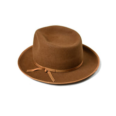 May club -【BAD QUENTIN】STETSON RABBIT FUR FELT HAT “BRONCO” - CAMEL