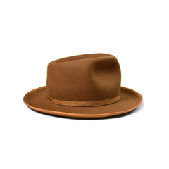 May club -【BAD QUENTIN】STETSON RABBIT FUR FELT HAT “BRONCO” - CAMEL